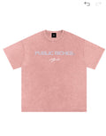 Public Riches x Godchild Snow Washed Oversized Cotton T-Shirt