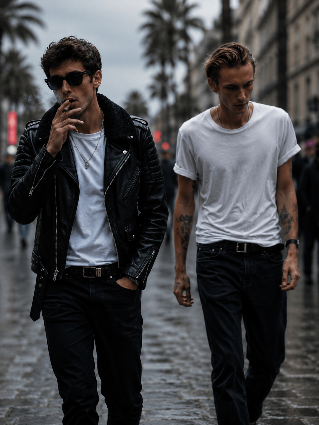 PUBLIC RICHES™ BLACK LABEL BIKER JACKET